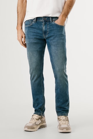 Jeans slim Gymdigo - Indaco