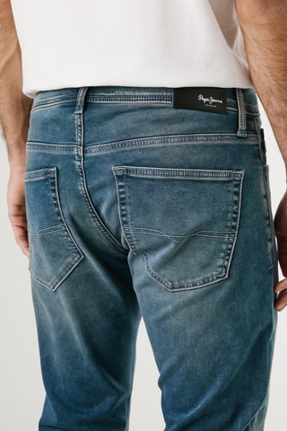 Jeans slim Gymdigo - Indaco