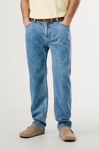 Jeans straight Byron - Blu