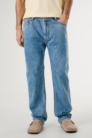 Jeans straight Byron - Blu