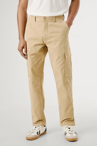 Pantalon cargo - Beige
