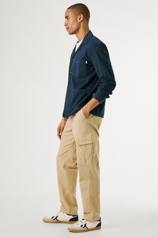 Pantalon cargo - Beige