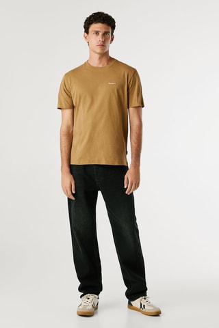 T-shirt Connor - Marrone chiaro