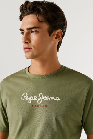 T-shirt Eggo - Verde oliva