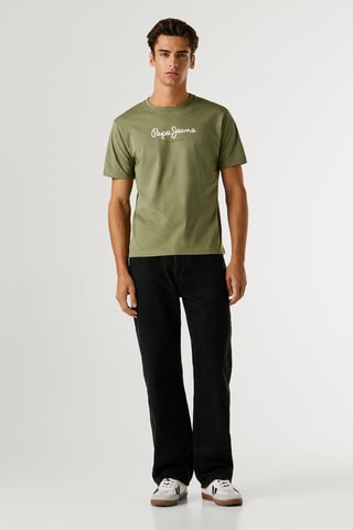 T-shirt Eggo - Verde oliva