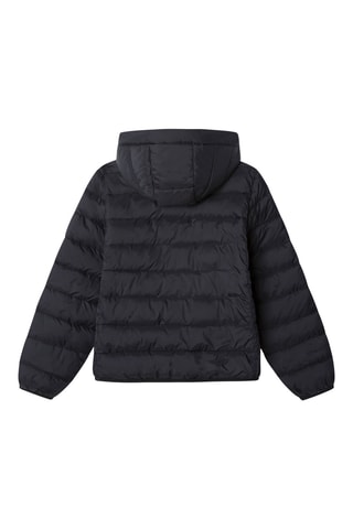 Piumino con cappuccio Dahlia - Nero