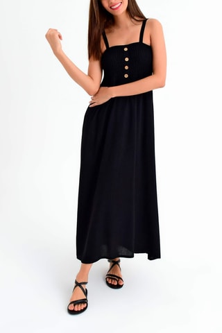 Robe longue - Noir