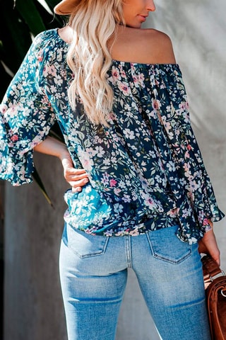 Blouse - Bleu