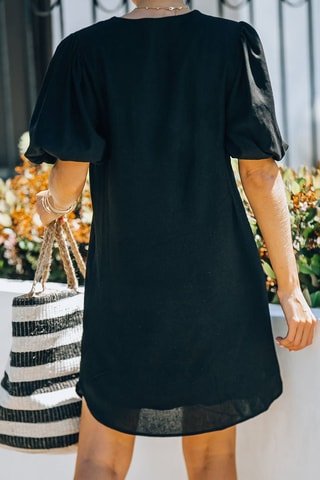 Robe droite - Noir