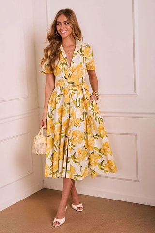 Robe chemise - Écru