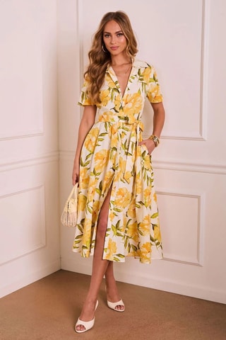 Robe chemise - Écru