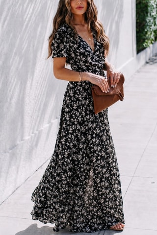 Robe longue - Noir