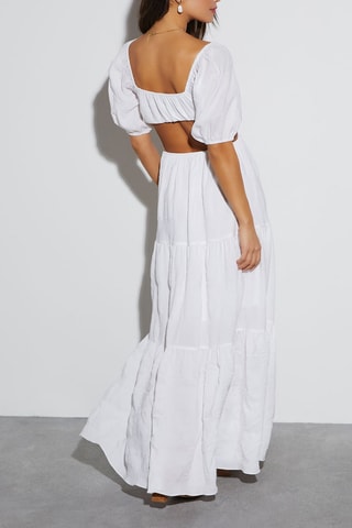 Robe longue - Écru