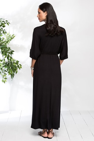 Robe portefeuille - Noir