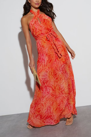 Robe longue - Orange