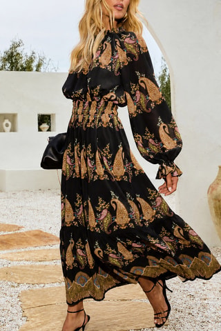 Robe midi - Rose