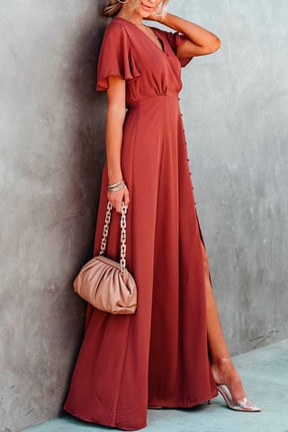 Robe longue - Marron