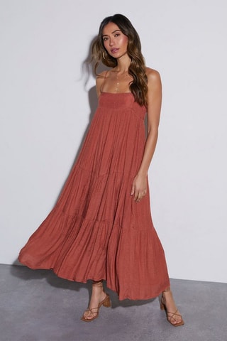 Robe longue - Rouge
