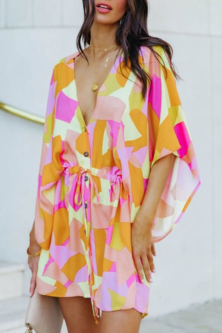 Robe droite - Rose