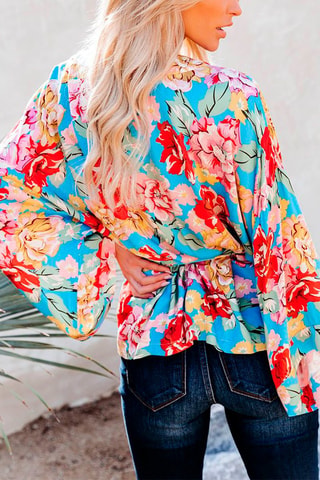 Blouse - Bleu
