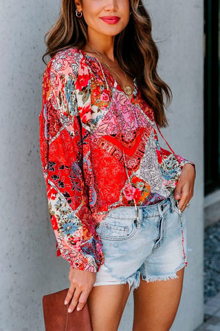 Blouse - Rouge