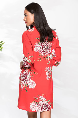 Robe - Rouge et rose