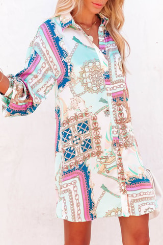 Robe chemise - Blanc