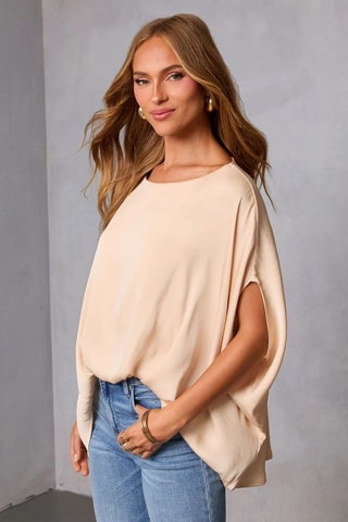 Blouse oversize - Beige