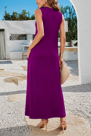 Robe longue - Violet