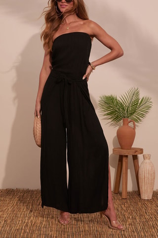Combinaison bustier - Noir