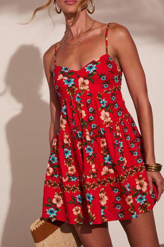 Robe patineuse - Rouge