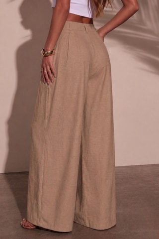Pantalon palazzo - Beige