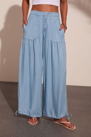 Jean taille haute - Bleu clair