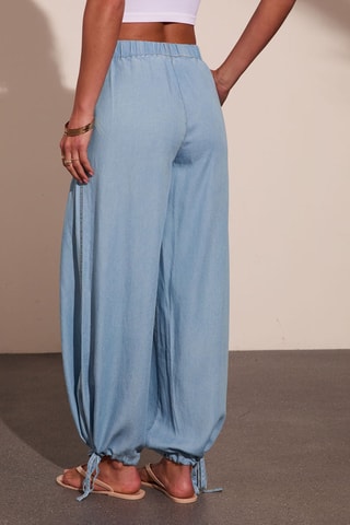 Jean taille haute - Bleu clair