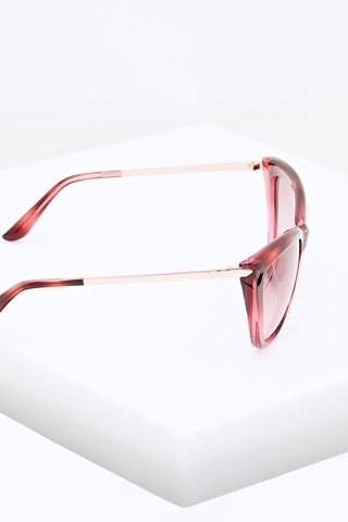 Lunettes de soleil femme Catégorie 3 - Doré et rose - Rose