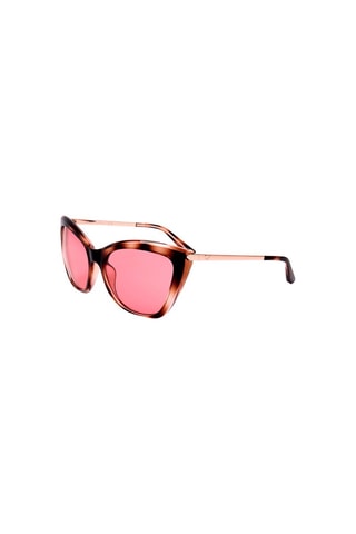 Lunettes de soleil femme Catégorie 2 - Doré rose et marron - Doré et rose