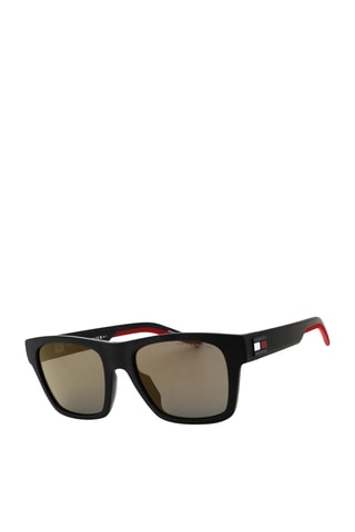 Lunettes de soleil homme - Verres effet miroir - Catégorie 3 - Noir