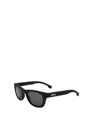 Lunettes de soleil homme - Catégorie 3 - Hugo Boss - Gris et noir