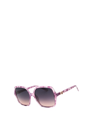 Lunettes de soleil femme - Verres effet miroir - Catégorie 3 - Guess - Violet