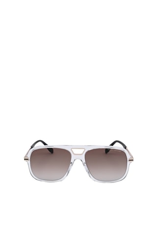 Lunettes de soleil homme - Catégorie 2 - Marc Jacobs - Doré, marron et noir