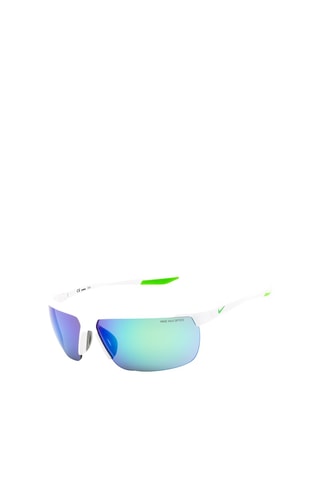 Lunettes de soleil - Verres effet miroir - Catégorie 3 - Homme - Nike - Blanc et gris