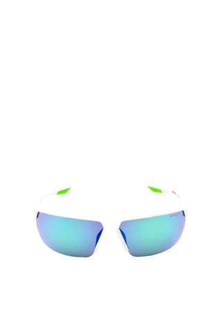 Lunettes de soleil - Verres effet miroir - Catégorie 3 - Homme - Nike - Blanc et gris