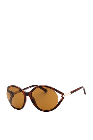 Lunettes de soleil femme - Verres effet miroir - Catégorie 3 - Tom Ford - Marron