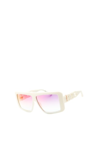 Lunettes de soleil femme - Verres effet miroir - Catégorie 3 - Guess - Blanc