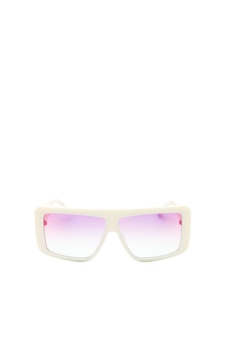 Lunettes de soleil femme - Verres effet miroir - Catégorie 3 - Guess - Blanc