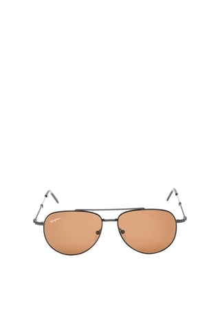 Lunettes de soleil homme - Catégorie 3 - Salvatore Ferragamo - Marron et noir