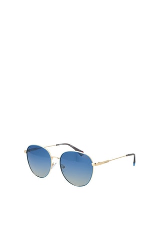 Lunettes de soleil polarisées femme - Catégorie 2 - Polaroid - Bleu et doré