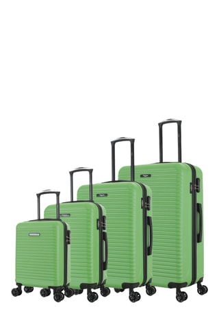 Juego de 4 maletas Montparnasse (XS/S/M/L) - 47/57,5/67/76,5 cm - Verde