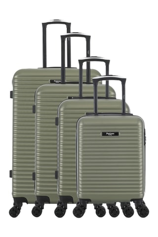 Juego de 4 maletas Montparnasse (XS/S/M/L) - 47/57,5/67/76,5 cm - Caqui
