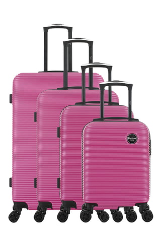 Juego de 4 maletas Opera (XS/S/M/L) - 47/57,5/67/76,5 cm - Fucsia